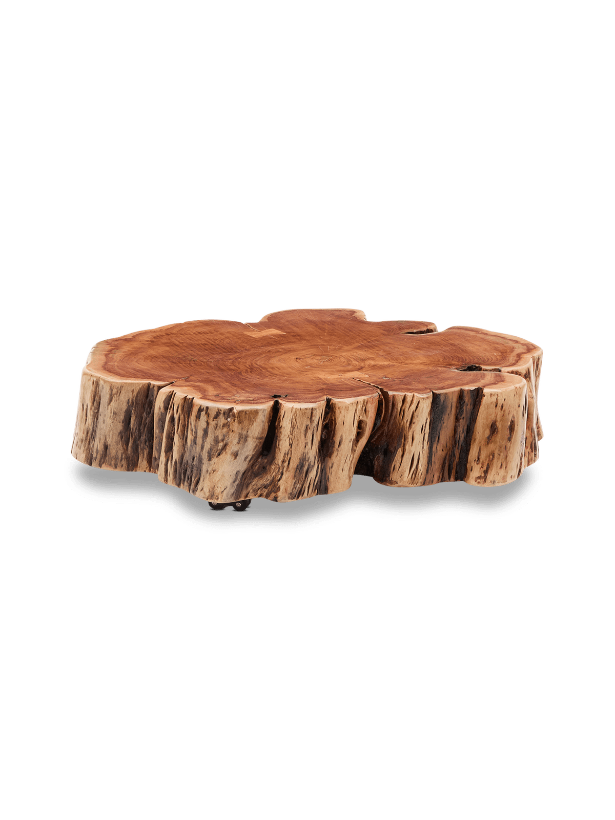 Salontafel Tavine Massief Acaciahout Op Wielen ⌀65