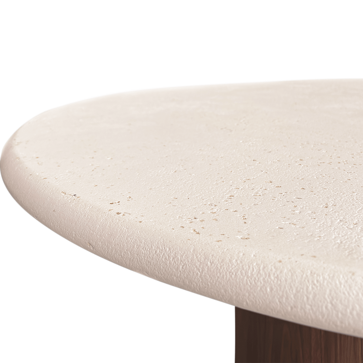 Eettafel MONSOON 220x110 Concrete Terrazzo/Walnoot