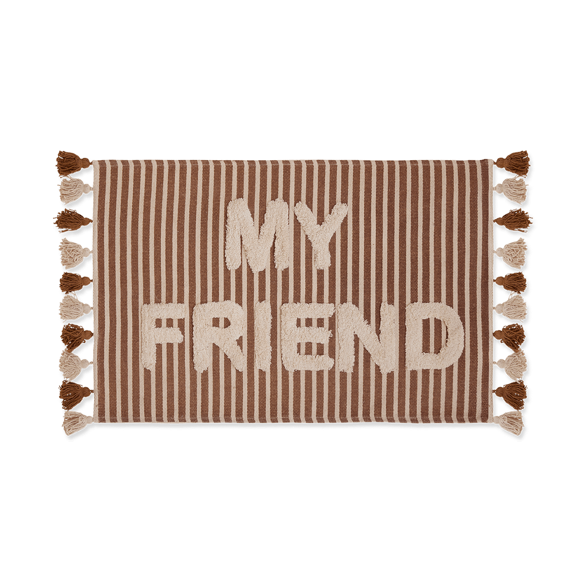 Kindertapijt MY FRIEND Beige/Bruin