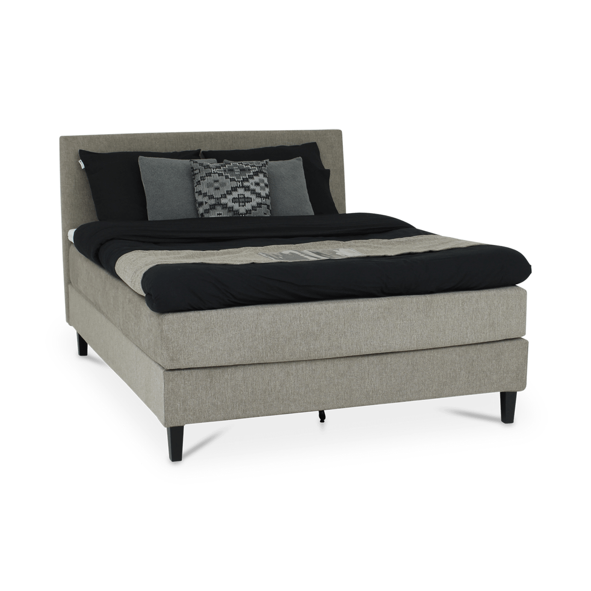Boxspring SKAGEN Brego Grijs 160x200