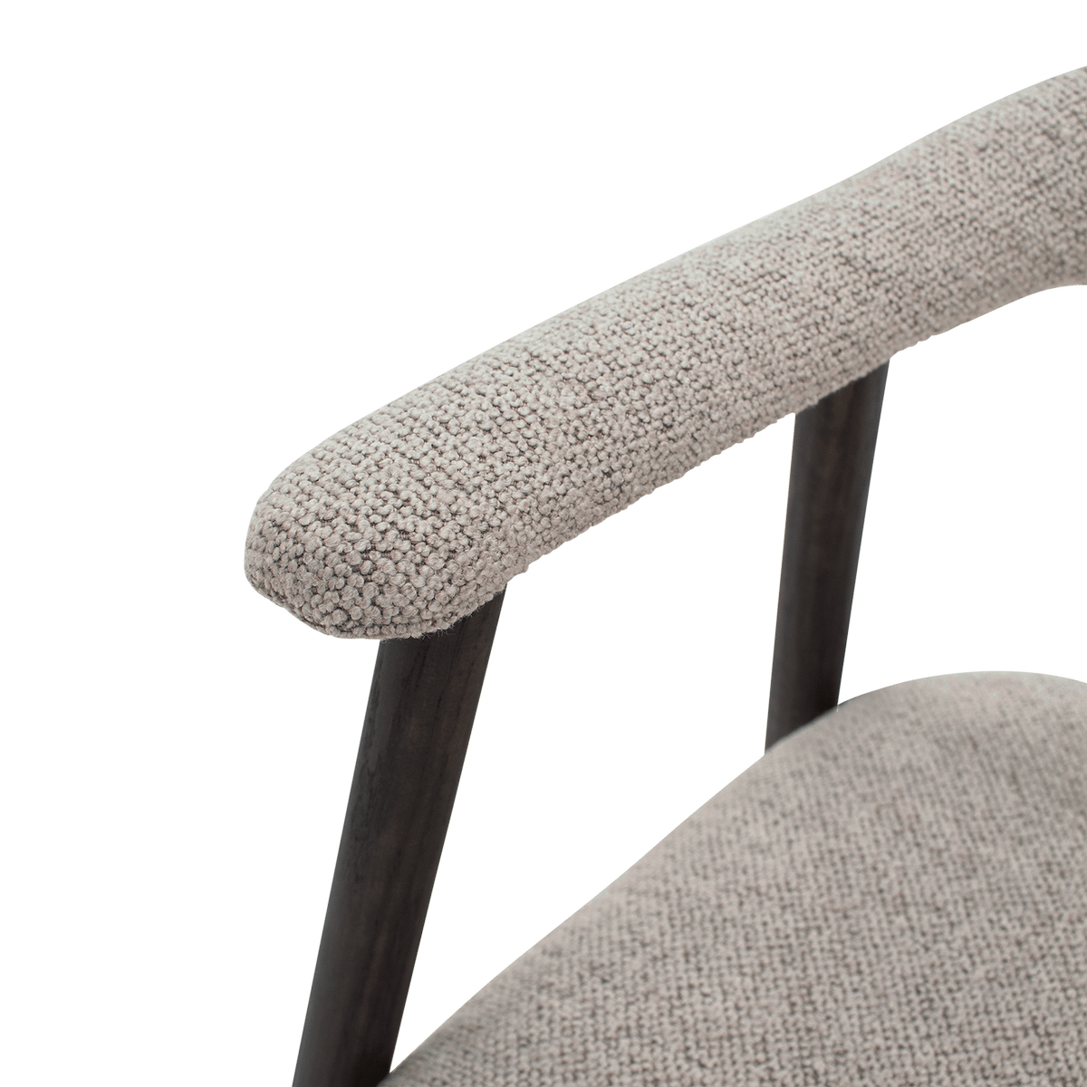 Armstoel COLETTE Monza Beige - Poot Smoked Oak