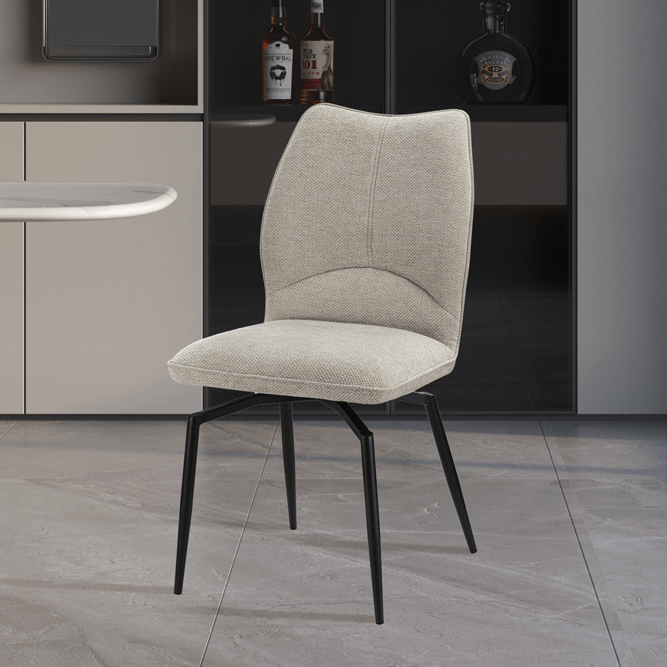 Stoel ANETA Draaibaar Ecru