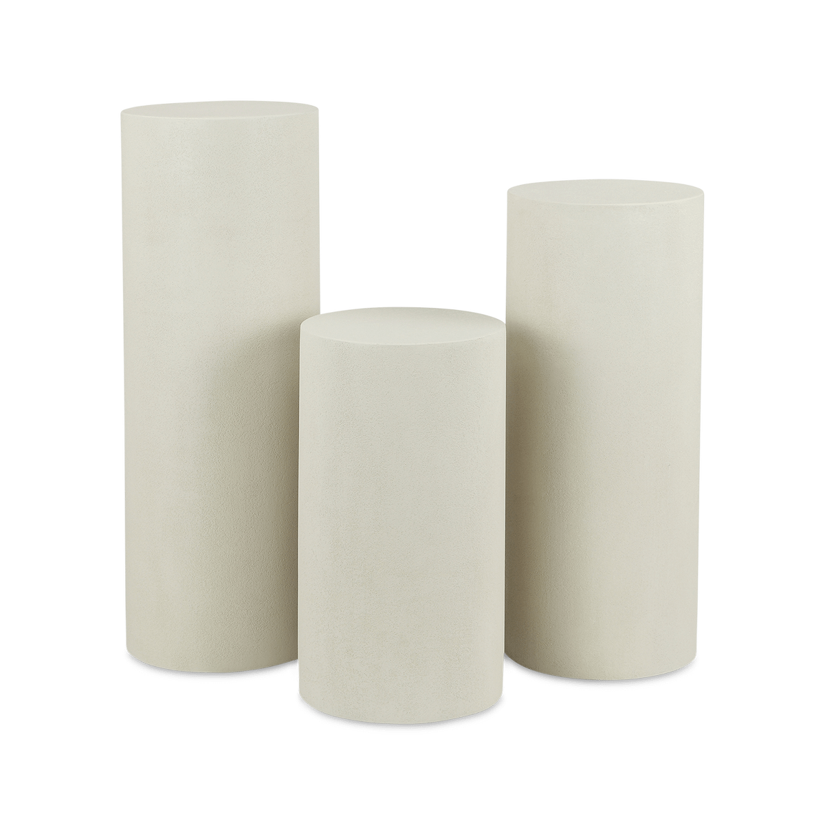 Pedestal LEWITT Ø28-H66 Microcement Ivory