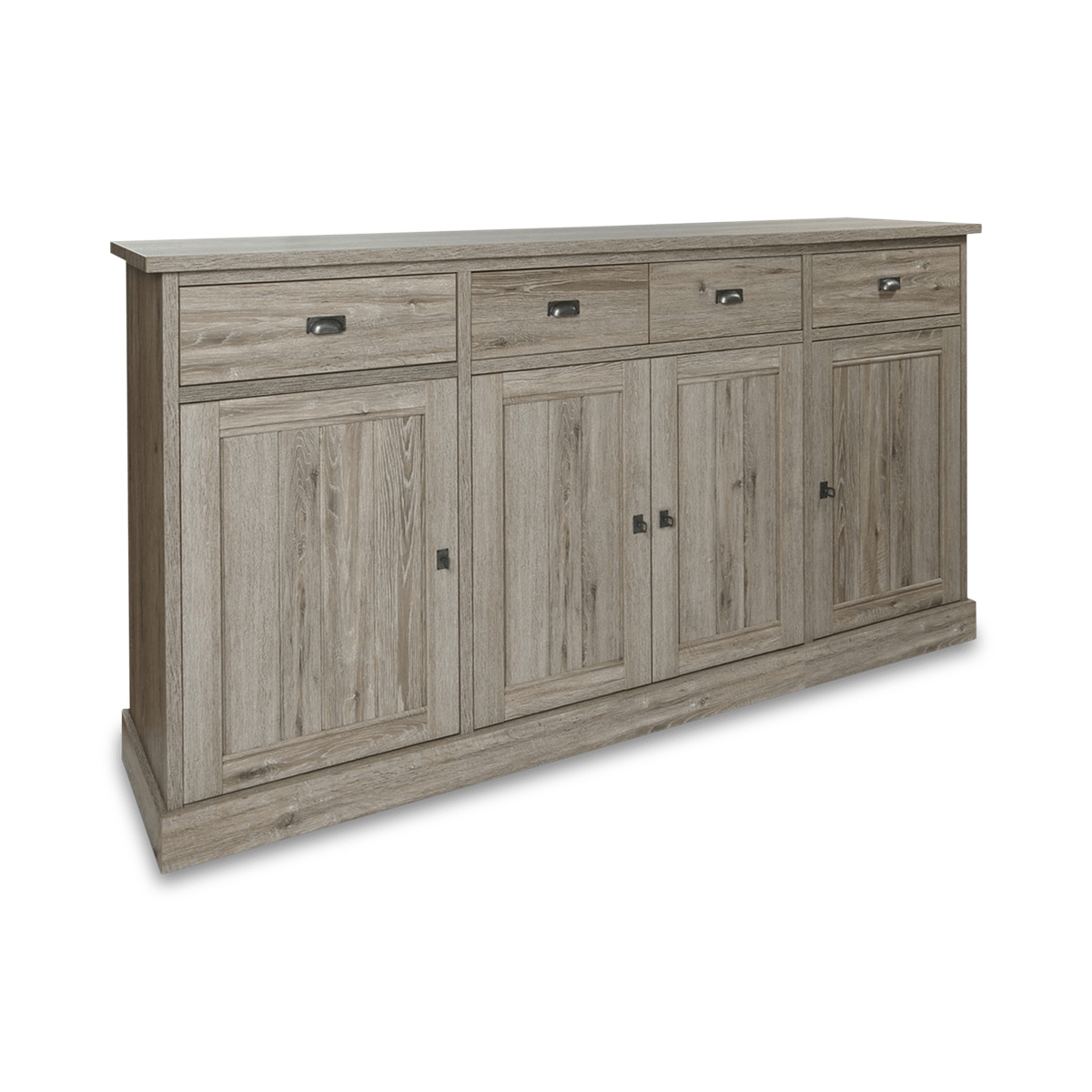 Dressoir COTTON Kristal Eik Licht Bruin