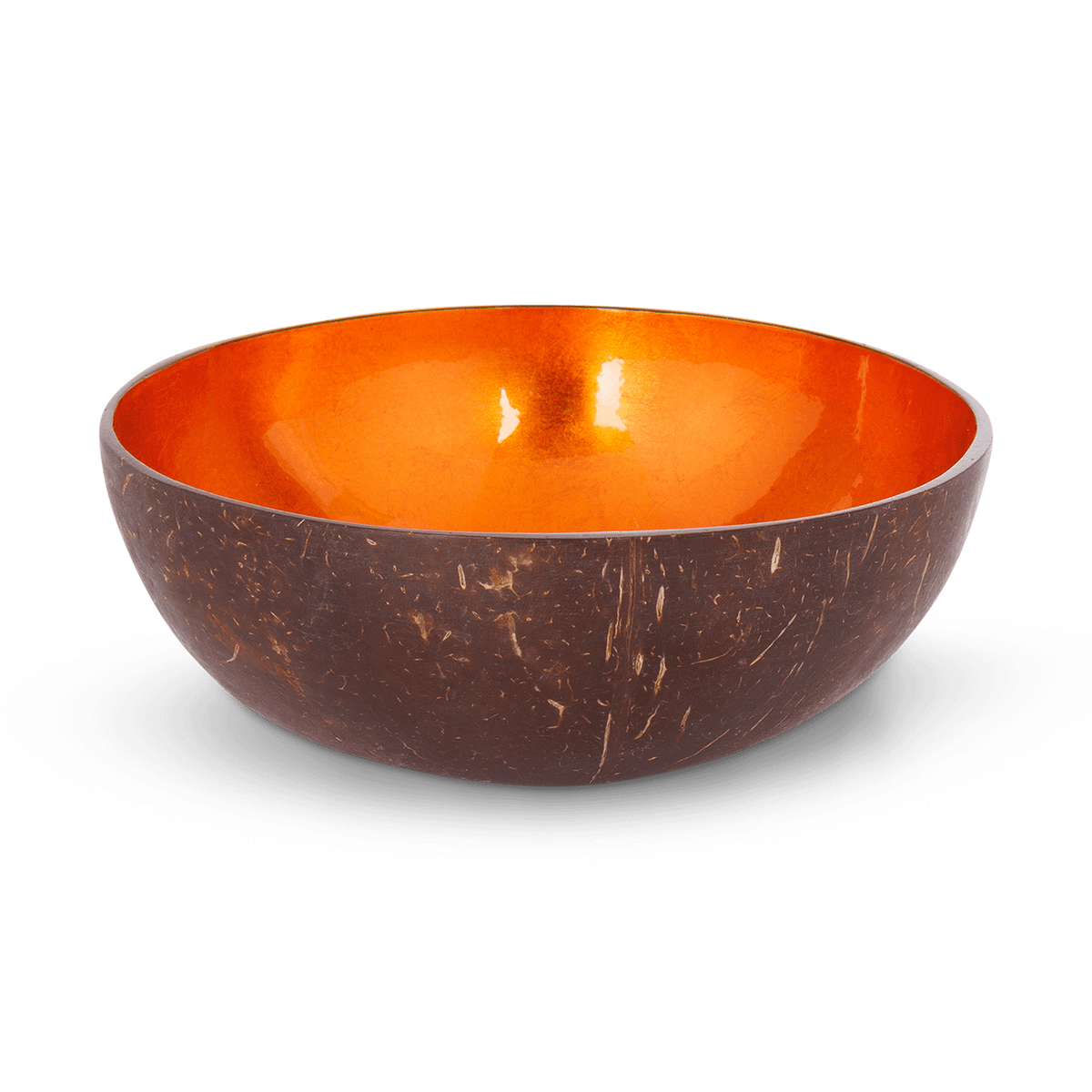 Cocosbowl NOYA Metallic Orange Leaf