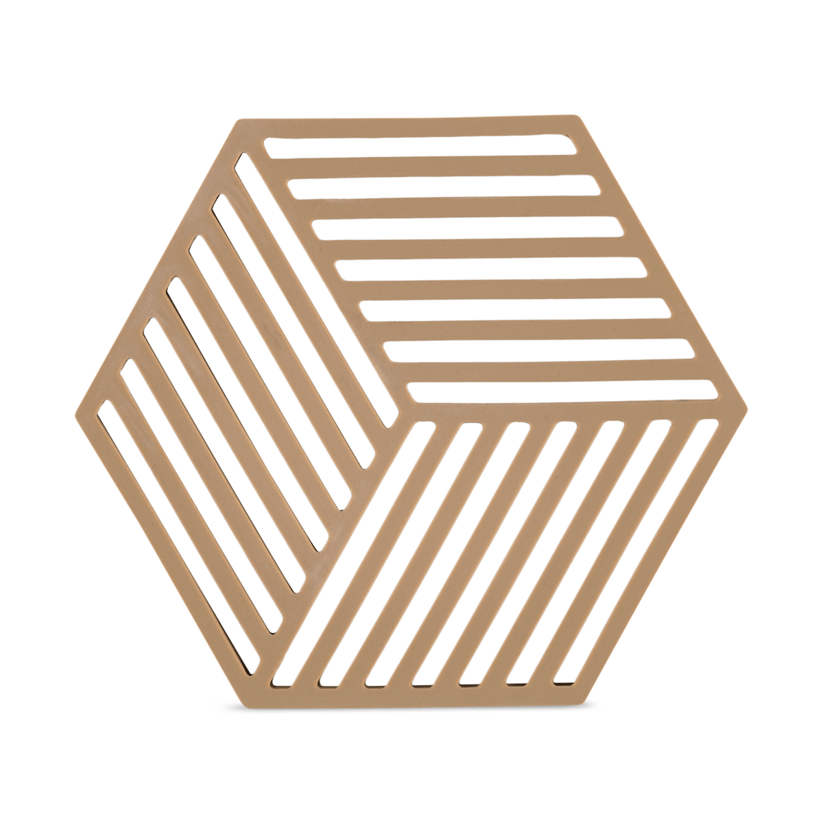Potonderzetter HEXAGON Sil. Dark Camel