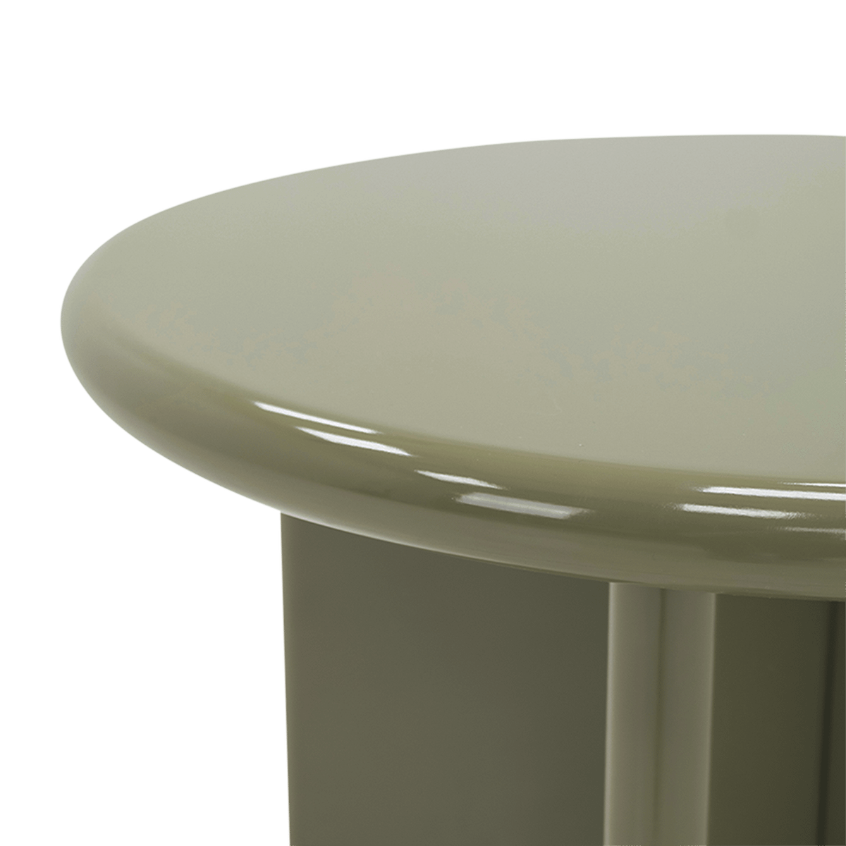 Bijzettafel LIVO Ø50 Hoogglans Urban Sage
