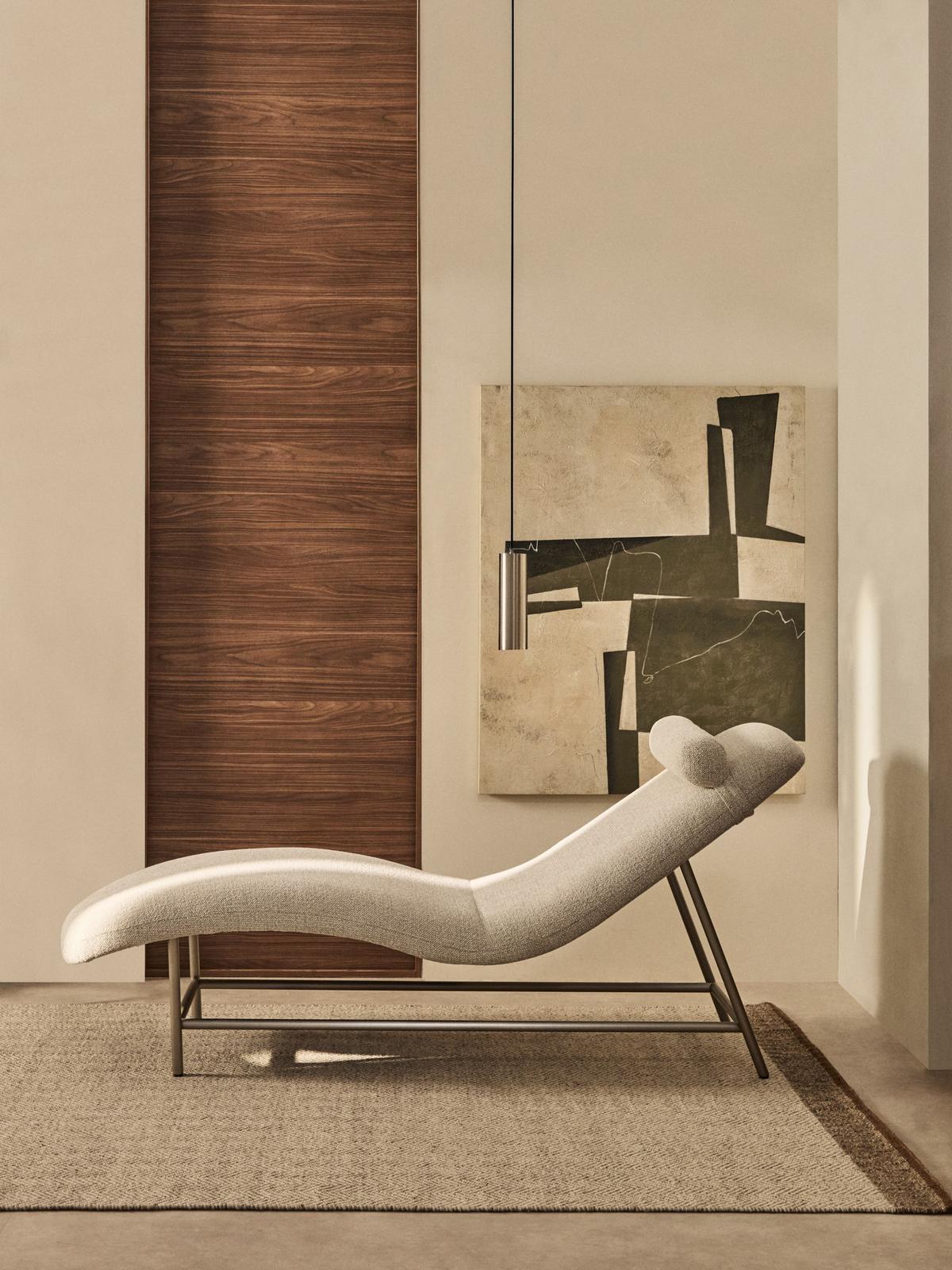 Ligstoel Osla Beige
