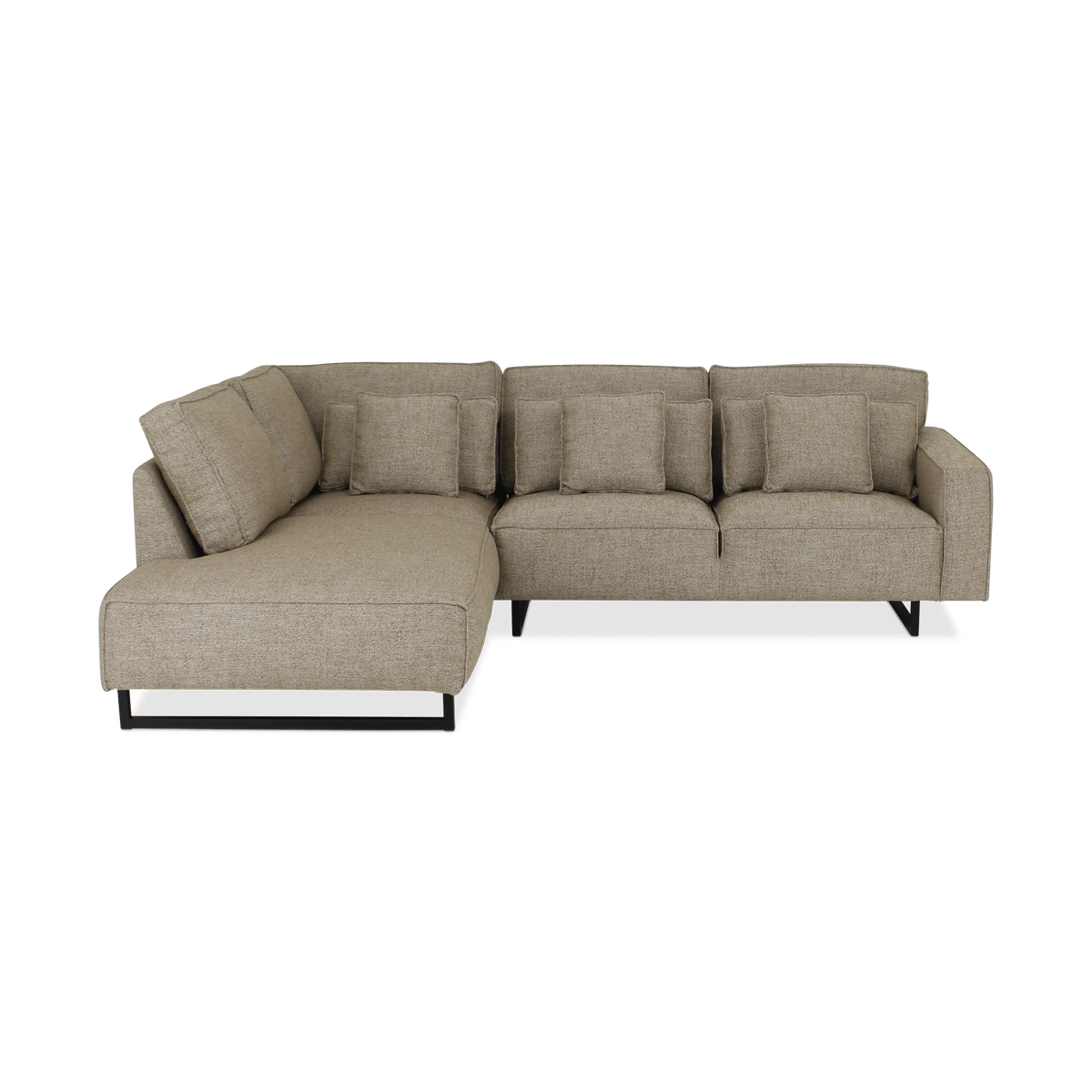 Hoeksalon KIRUNA Hoek Links Taupe B289
