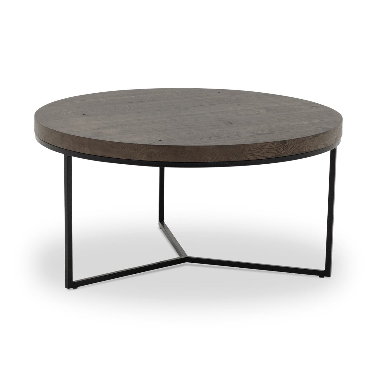 Salontafel LADNY Ø80 Smoked Oak