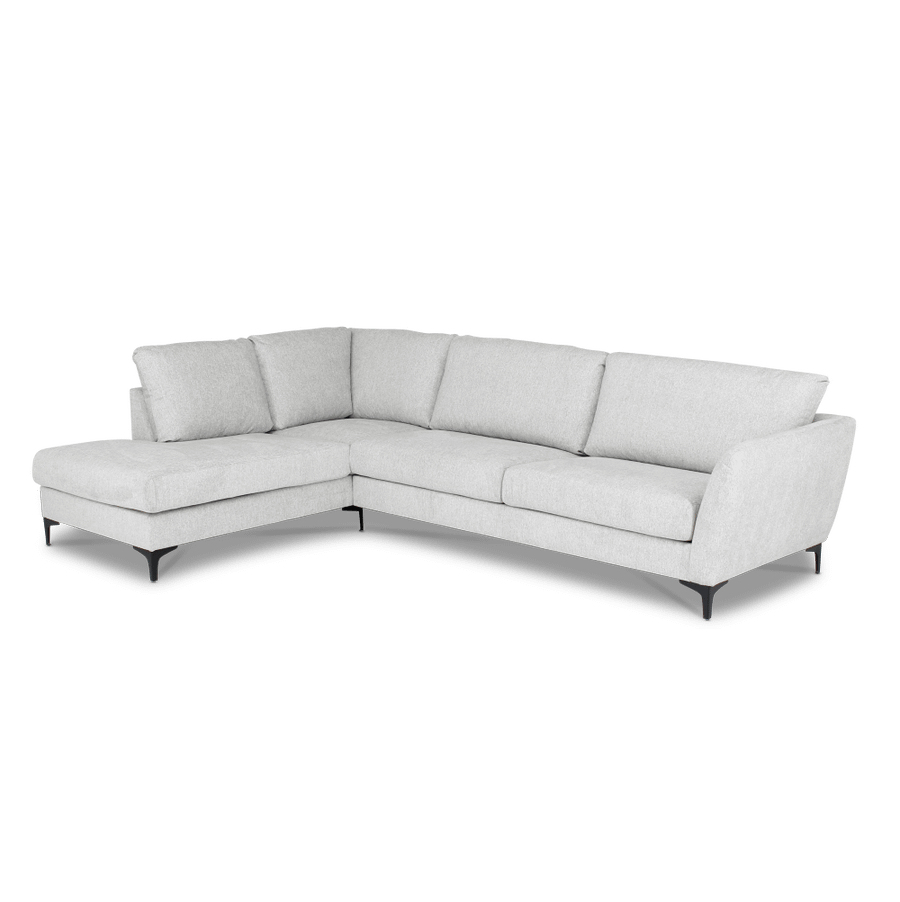 Hoeksalon JARY Longchair Links Cavali Grijs Hoeksalon JARY Longchair Links Cavali Grijs