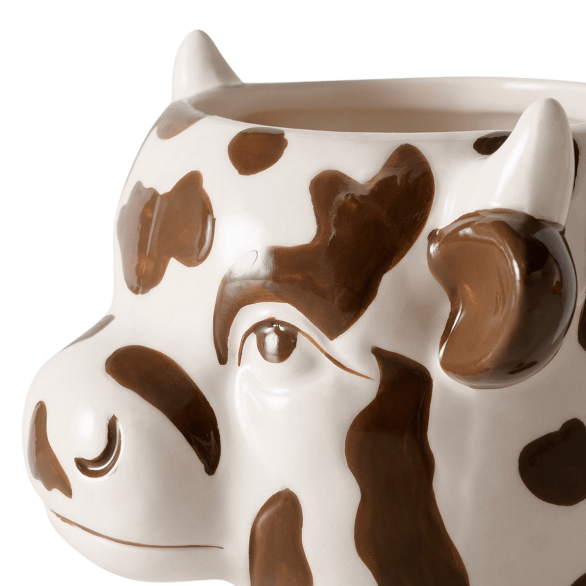 Mok MOTANA Koe 370ml Wit/Bruin