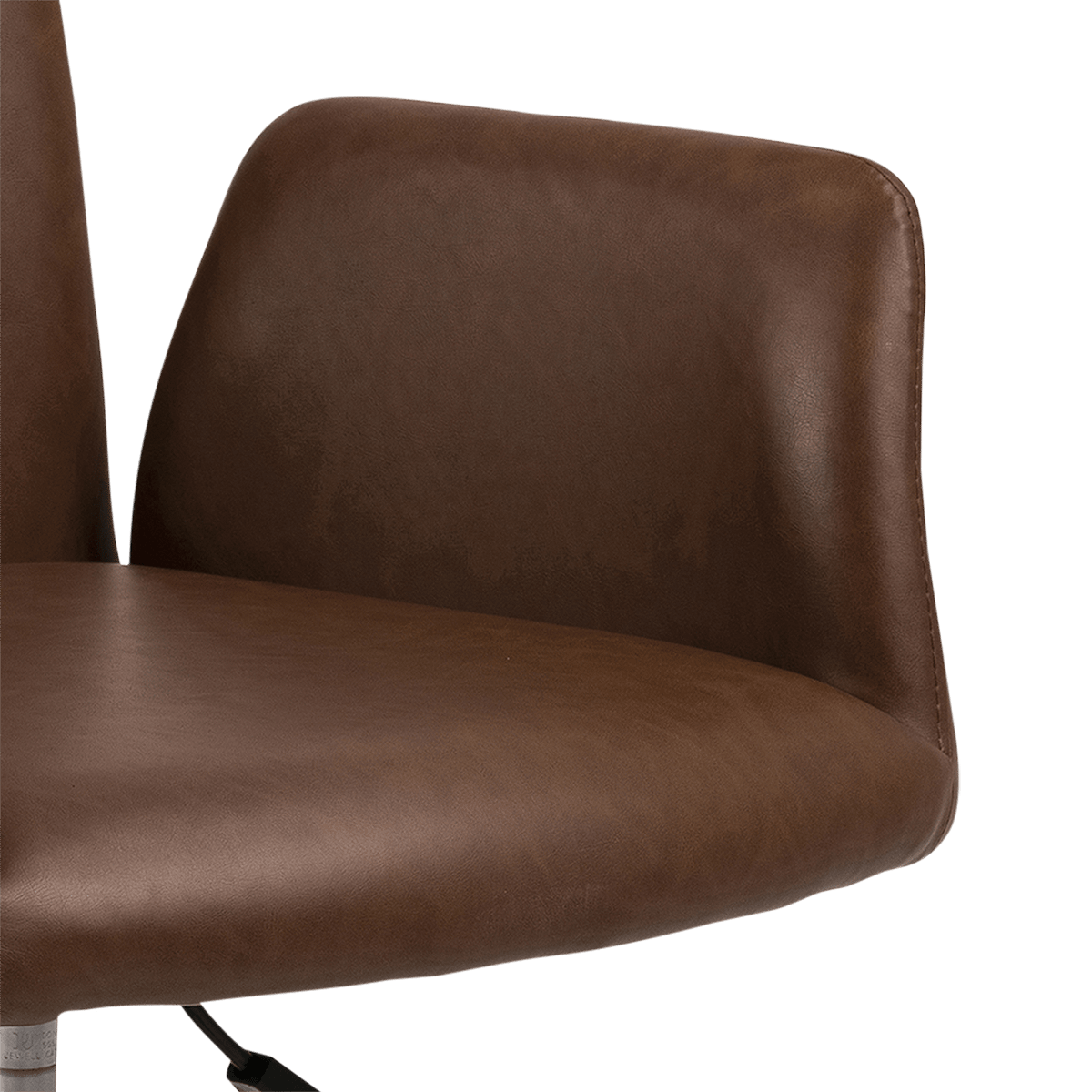 Bureaustoel DORSEY PU Retro Brandy