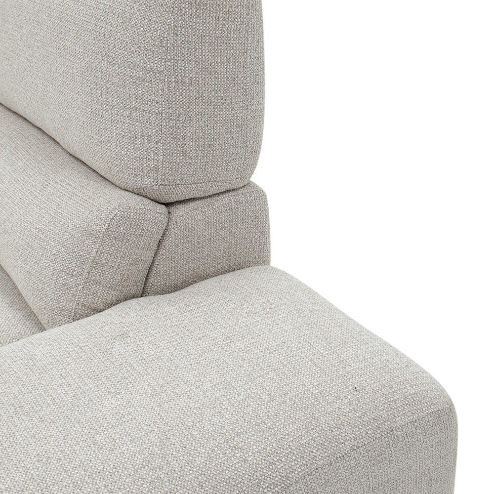 Hoeksalon MANZANA Sand Hoek Rechts B278