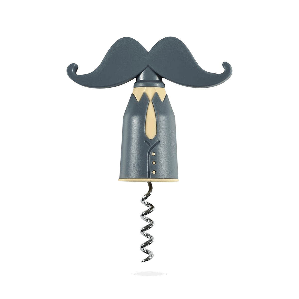 Kurkentrekker MOUSTACHE Grijs