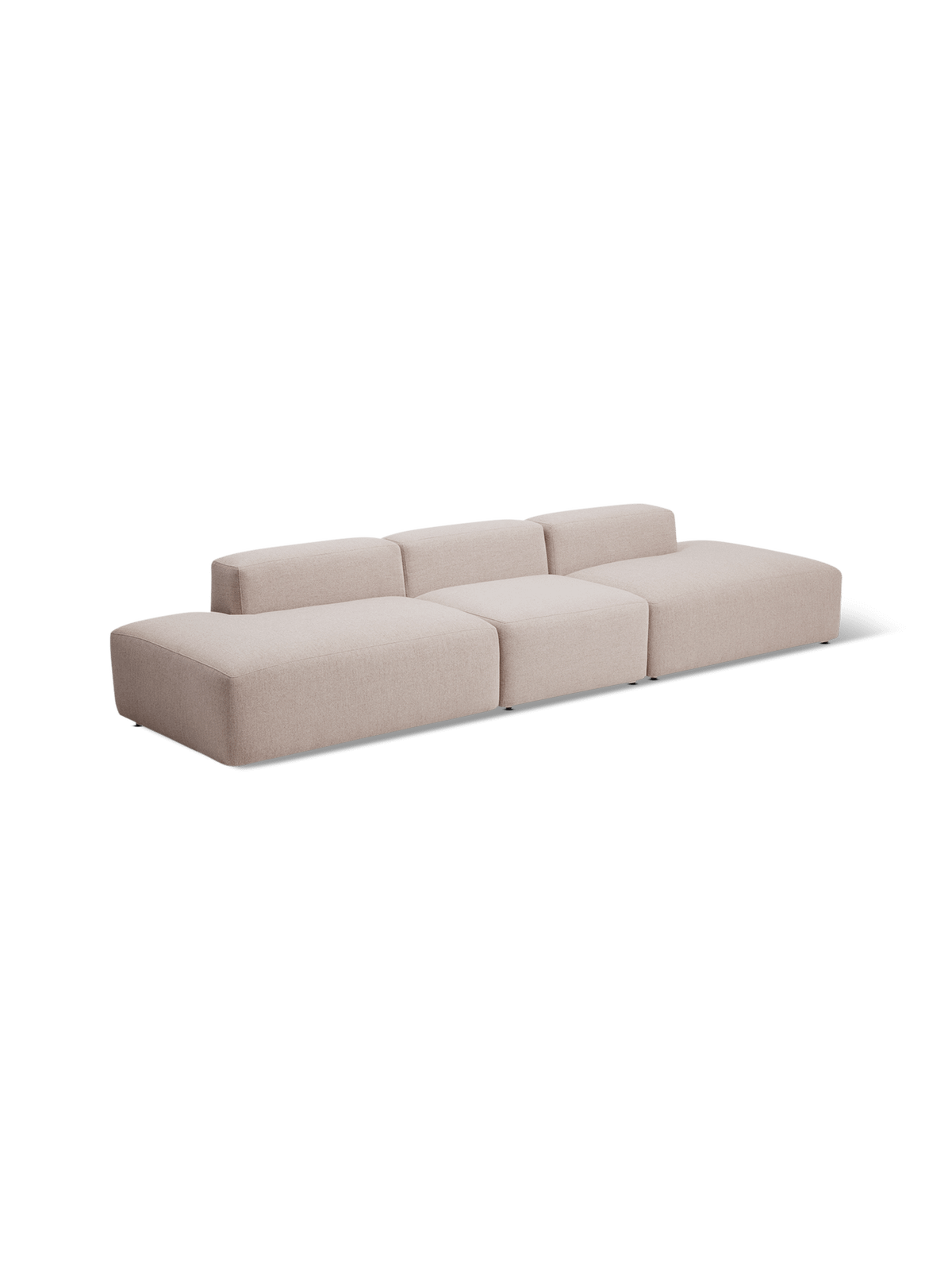 4-zit zonder arm Blok Beige B380 