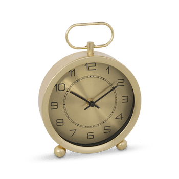 Staande Klok IZLIAS Rond Met. Goud Staande Klok IZLIAS Rond Met. Goud