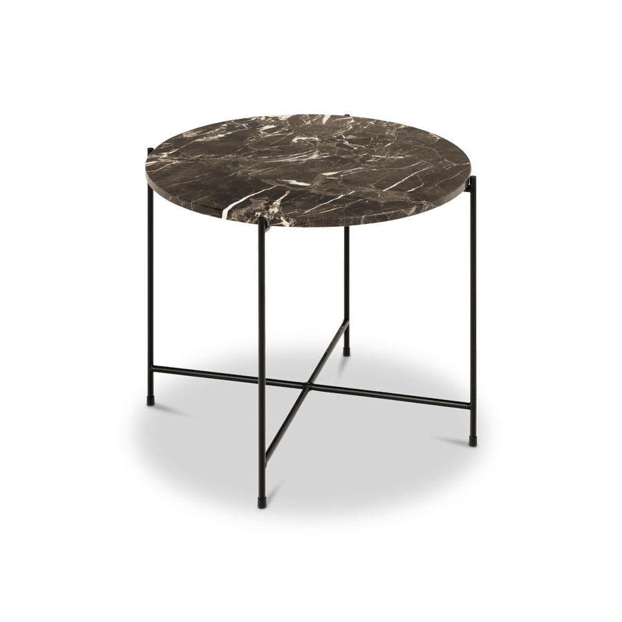 Bijzettafel FREJA Brown Emperador Marble Bijzettafel FREJA Brown Emperador Marble