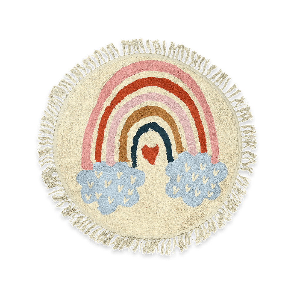Kindertapijt RAINBOW Rond Regenboog Kindertapijt RAINBOW Rond Regenboog