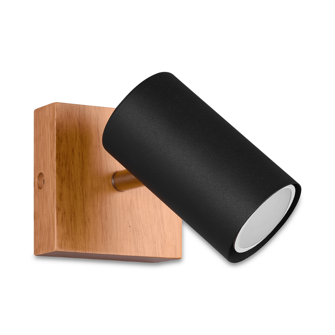 Spot MARLEY 1-Delig Hout/Metaal Zwart Spot MARLEY 1-Delig Hout/Metaal Zwart