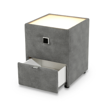 Nachttafel ASTEN Microvezel 411/19 Grijs Nachttafel ASTEN Microvezel 411/19 Grijs