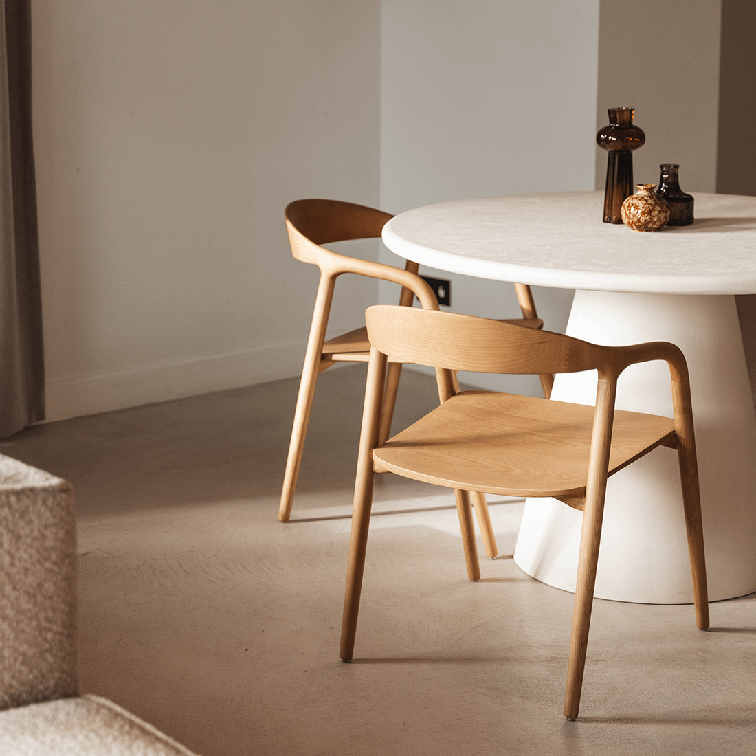 Stoel HJALMAR Ash Wood Natural Stoel HJALMAR Ash Wood Natural