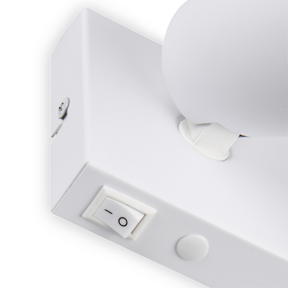 Spot SHARP 1Del. Met. Wit/Goud