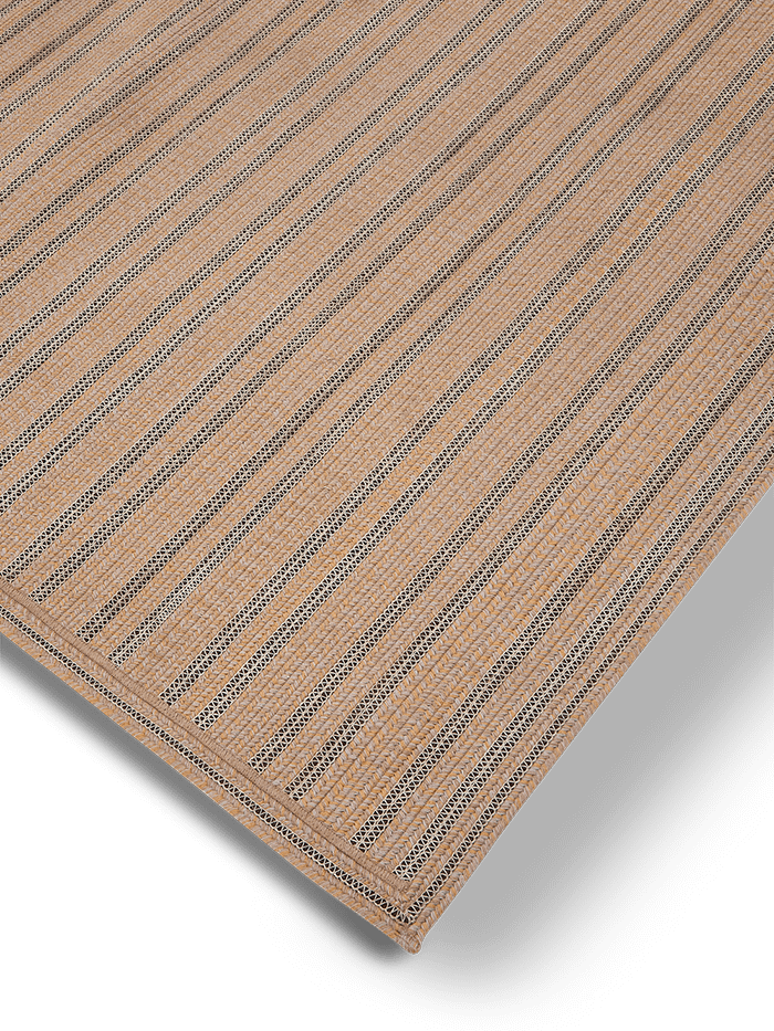 Vloerkleed Olivan 100% PET licht oranje 200 x 300 cm
