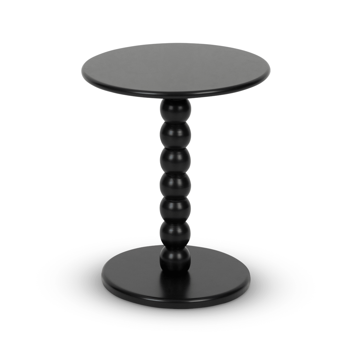 Bijzettafel BUTTON Rond Zwart
