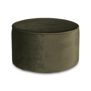 Poef ALMUR Warm Groen Velvet Poef ALMUR Warm Groen Velvet