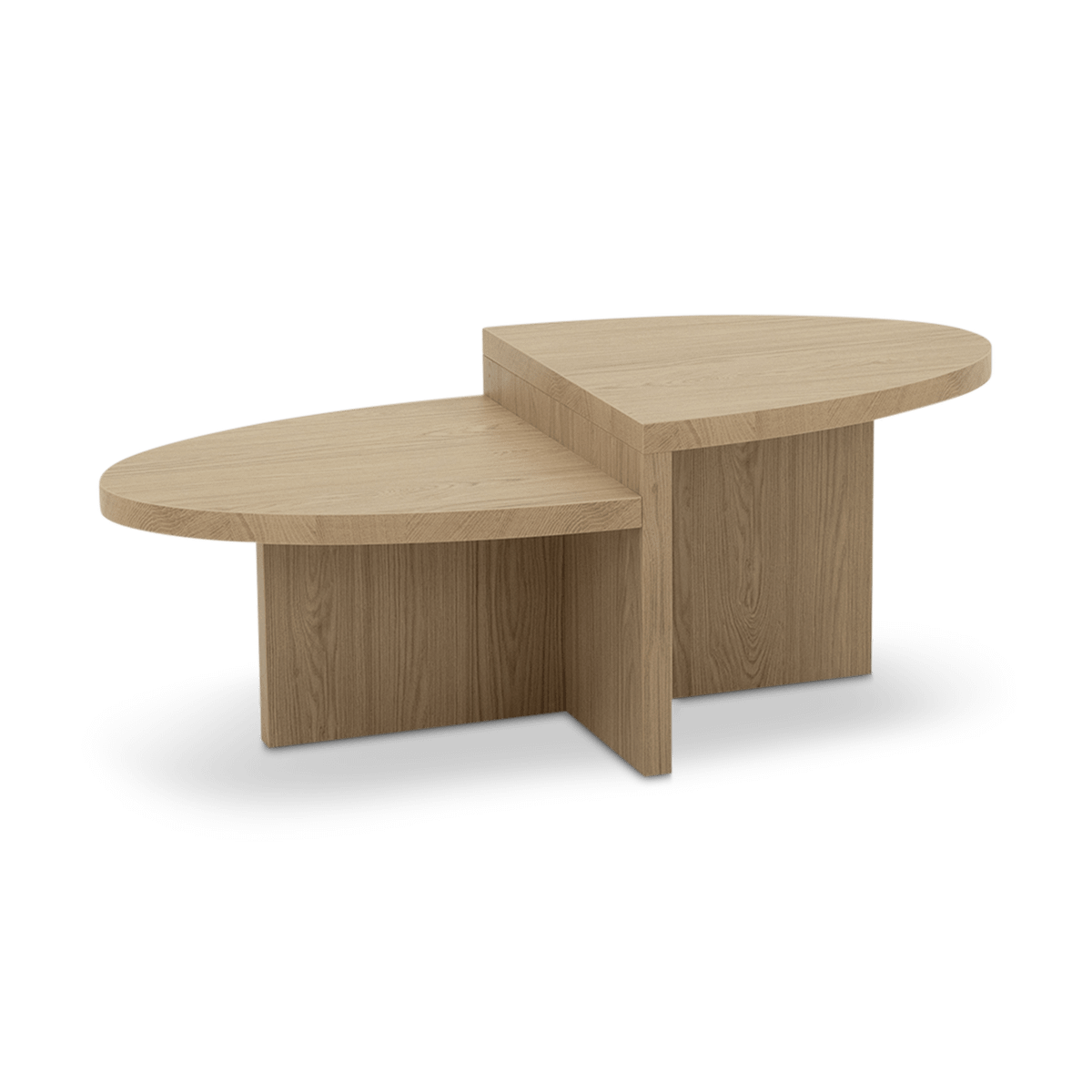 Salontafel VEKTOR 6 Blond oak