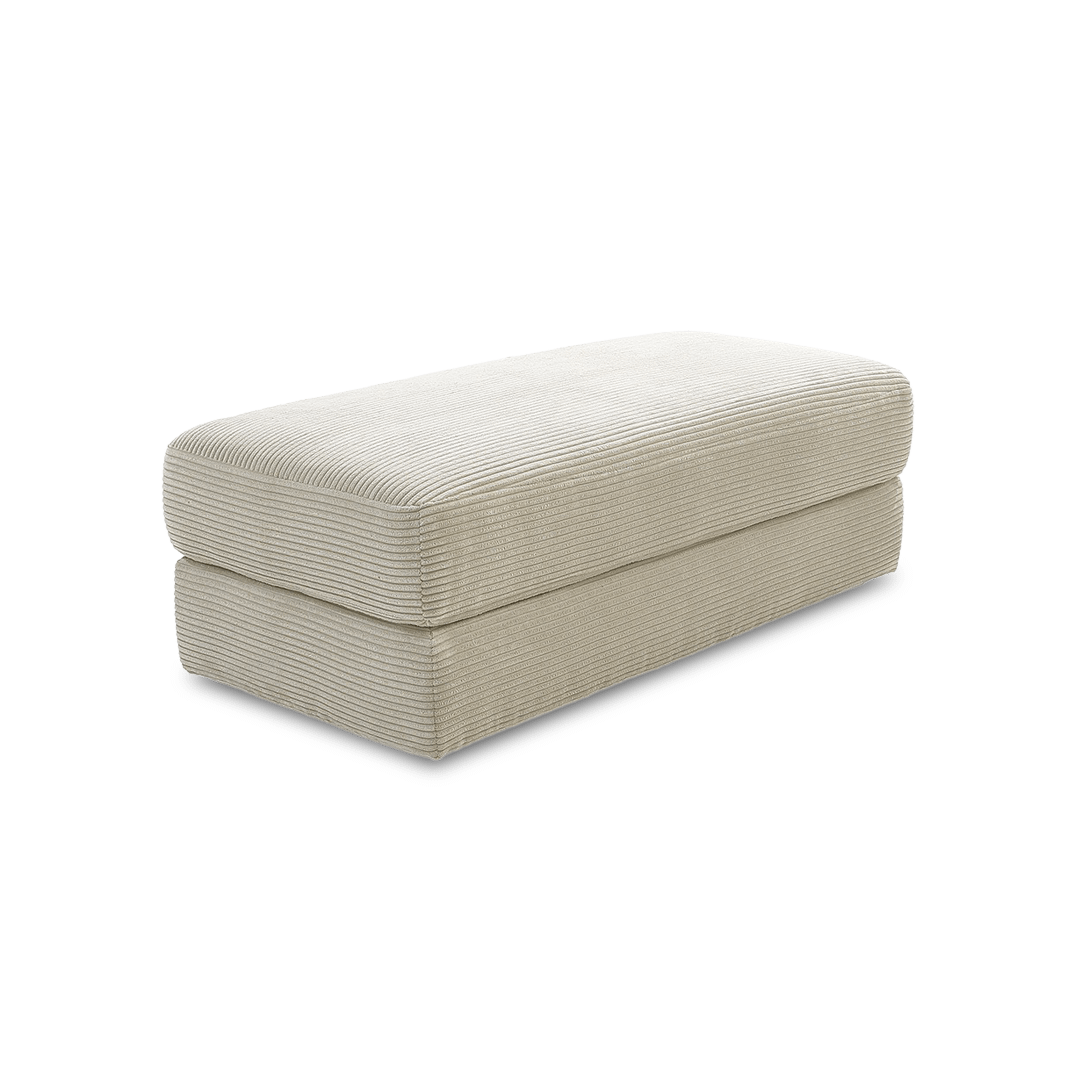 Poef BLEND Rib Greige 124x60