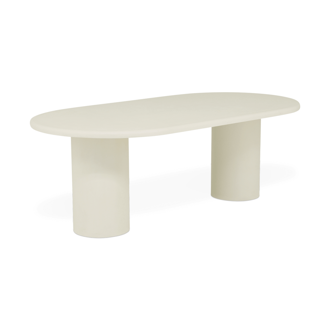 Eettafel ITHAKA Ovaal 220x110 Microcement Kolompoot Eettafel ITHAKA Ovaal 220x110 Microcement Kolompoot