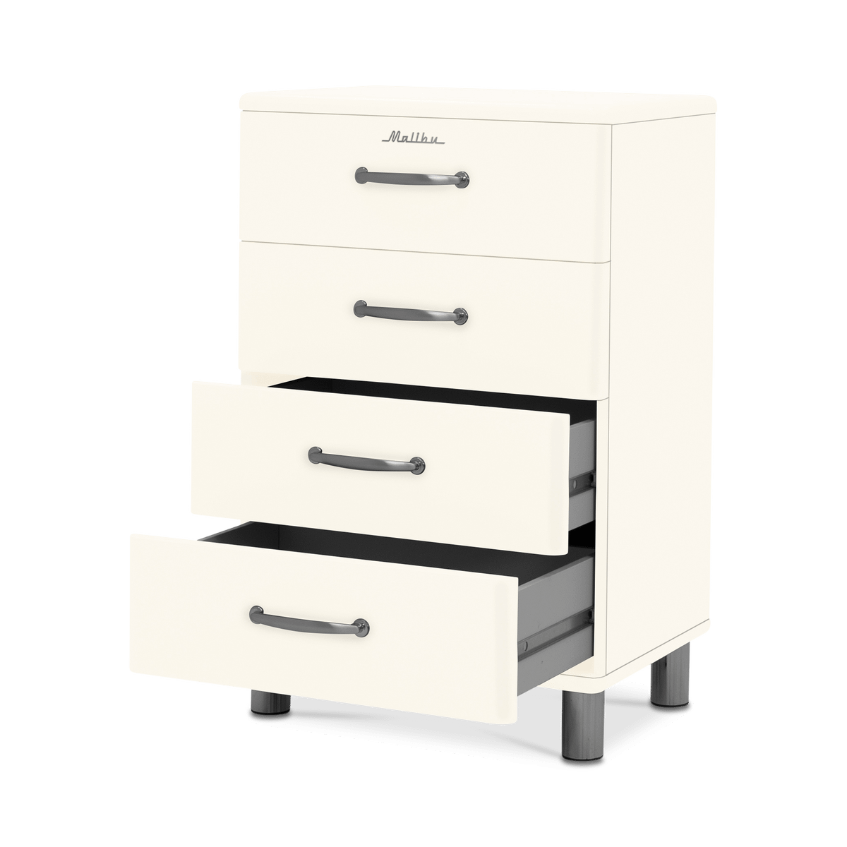 Tenzo Ladekast 4 Lades MALIBU White B61