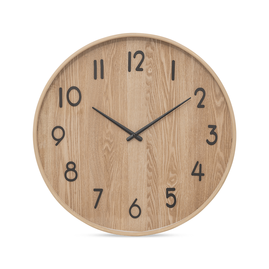 Klok IRKIS Rond Ø55 Houtlook Naturel Klok IRKIS Rond Ø55 Houtlook Naturel