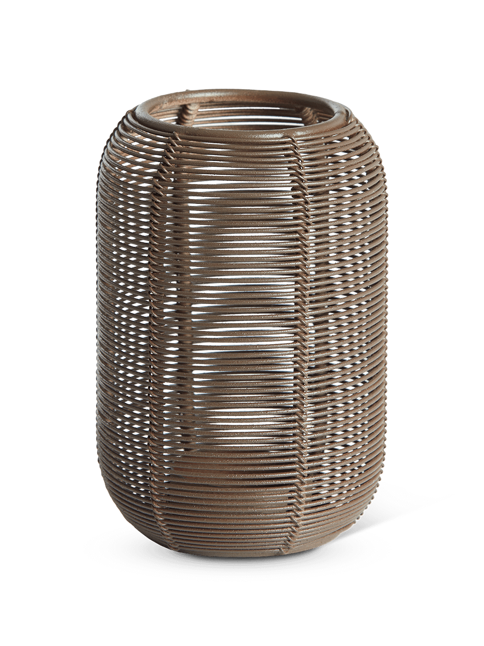 Theelichthouder Bianu Mat Donkerbruin