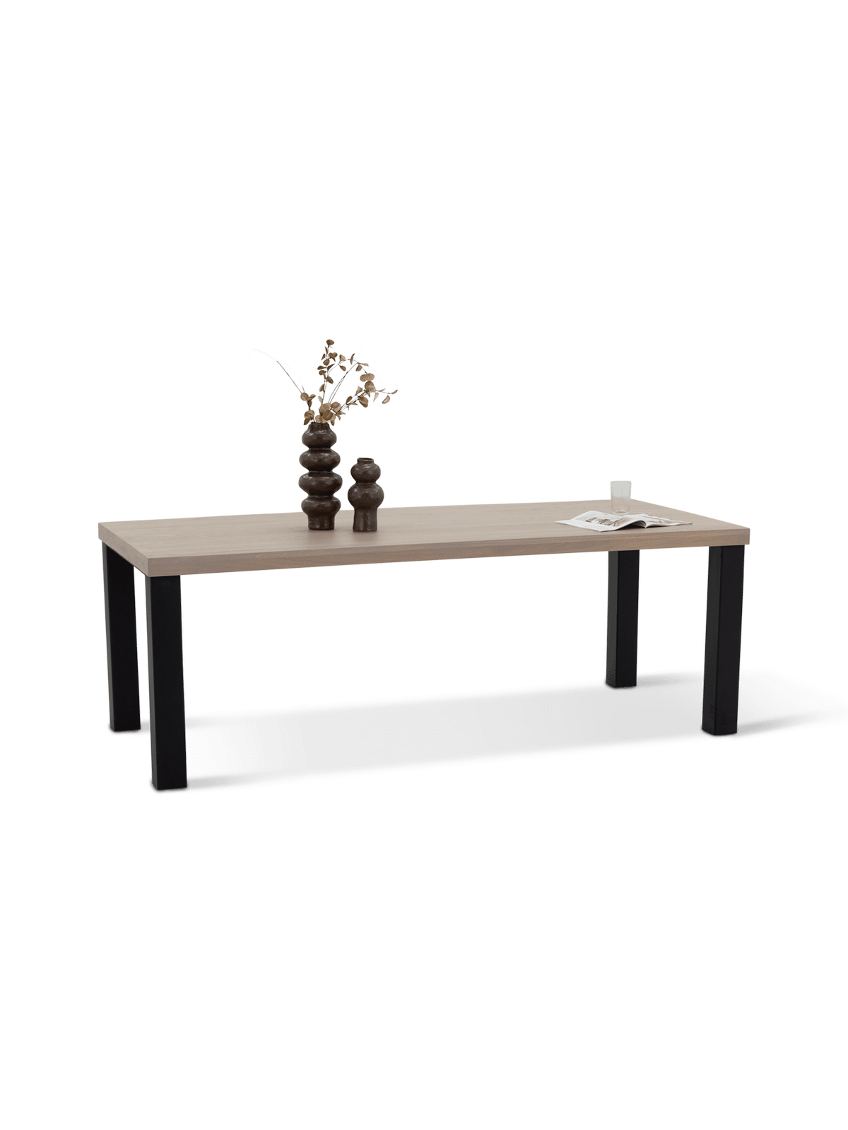 Eettafel Tibbe Eik White Washed