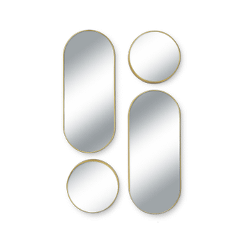 Spiegel VERSA S/4 Ovaal/Rond Goud Spiegel VERSA S/4 Ovaal/Rond Goud