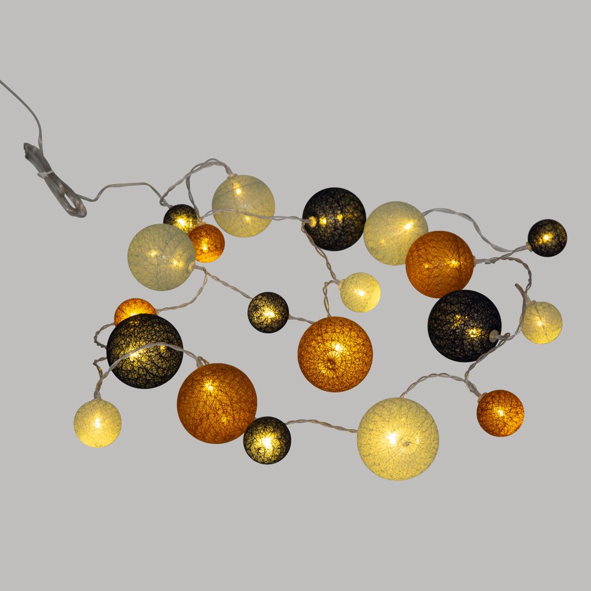 Lichtslinger BULB MIX Wit/Zwart/Oranje