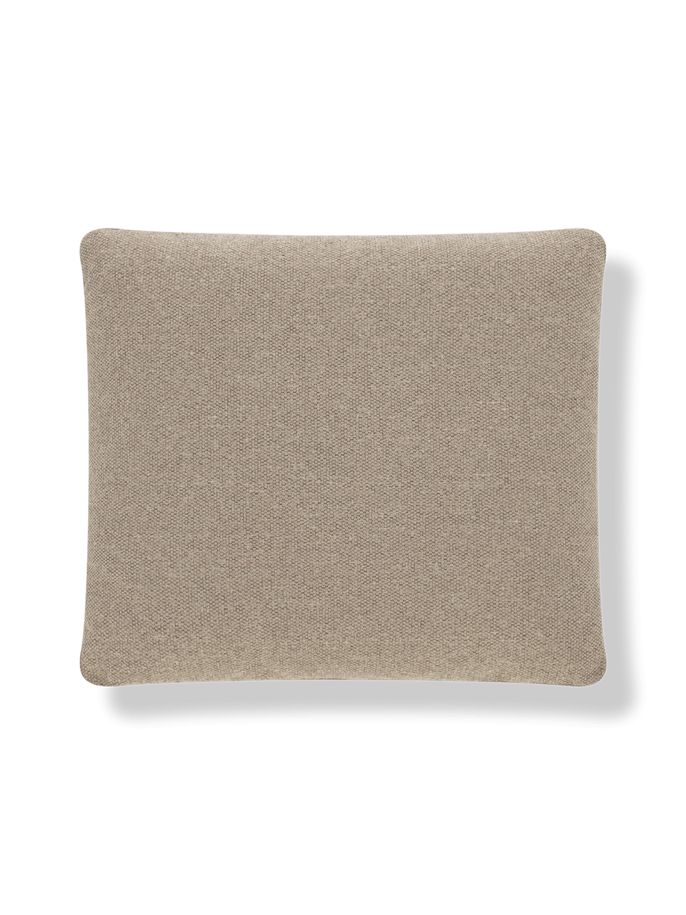 Blok-kussen in chenille beige 50 x 60 cm