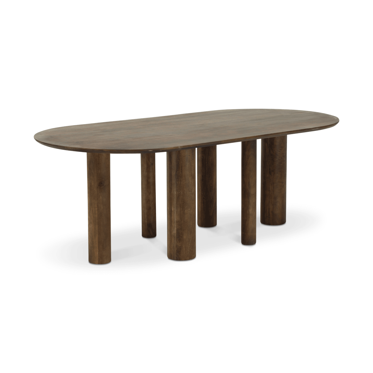 Eettafel PILAR 220x110 Mango Donkerbruin