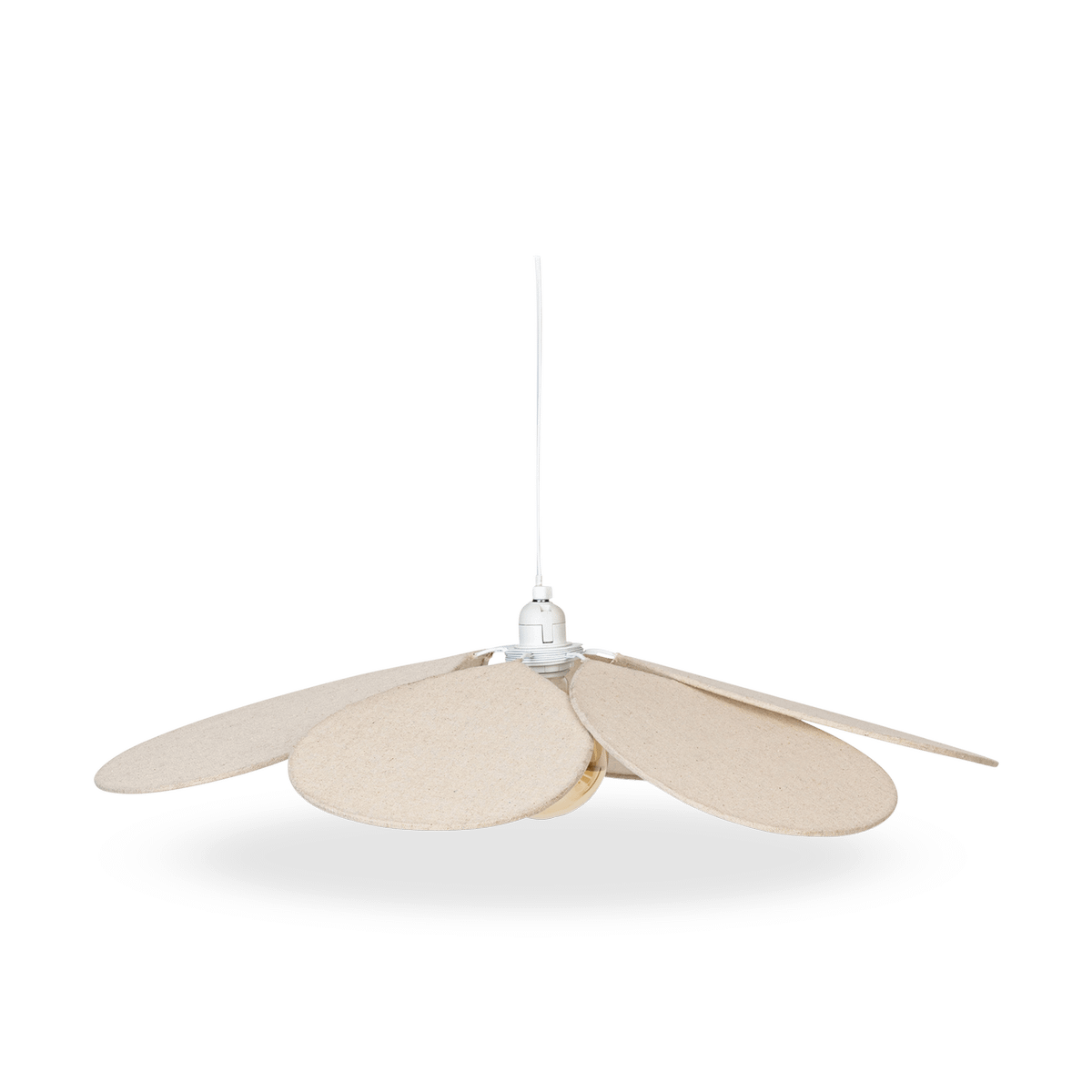 Hanglamp BLOSM Bloemenblad Beige