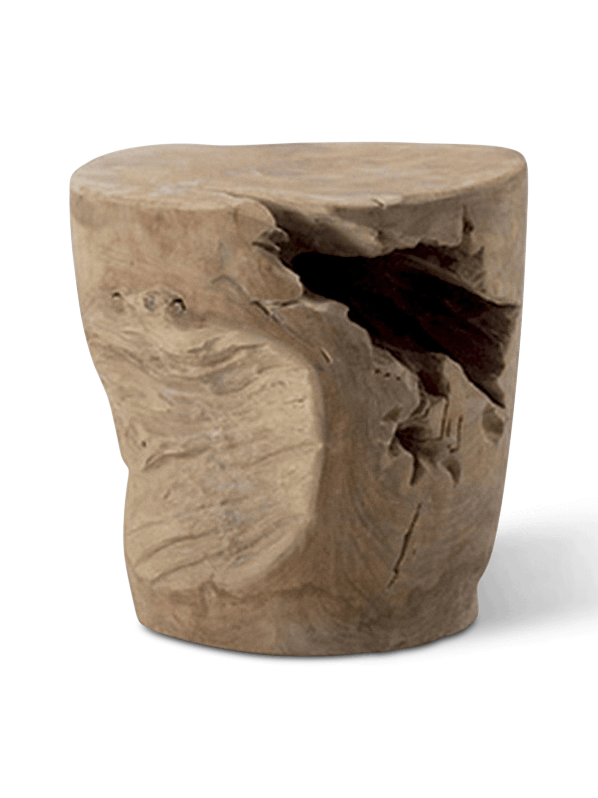 Tropicana massief teak houten bijzettafel, ⌀35 cm