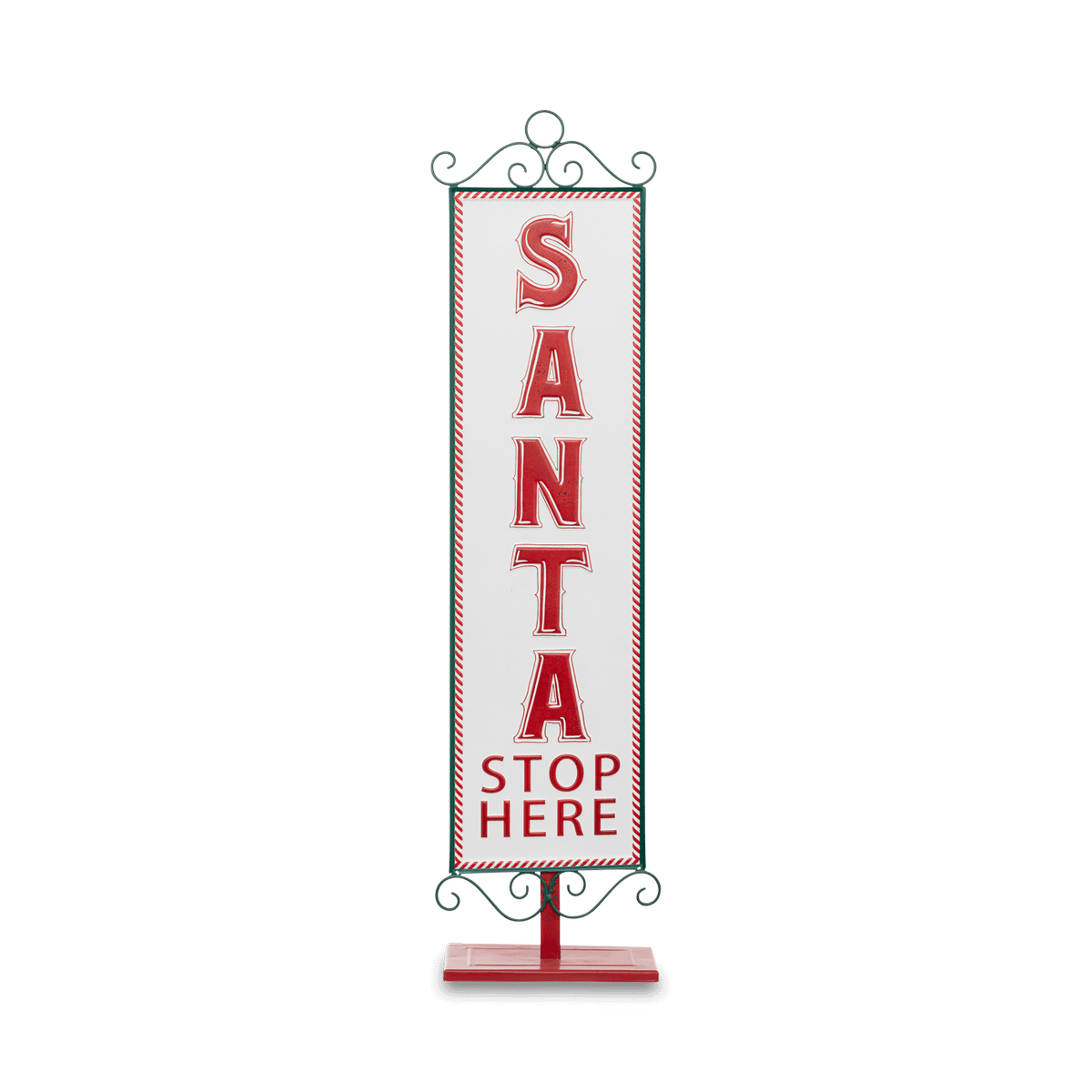 Kerstdecoratie SANTA STOP HERE