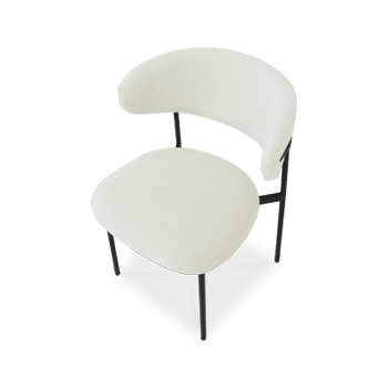 Stoel FJERRE Bouclé Ecru Stoel FJERRE Bouclé Ecru