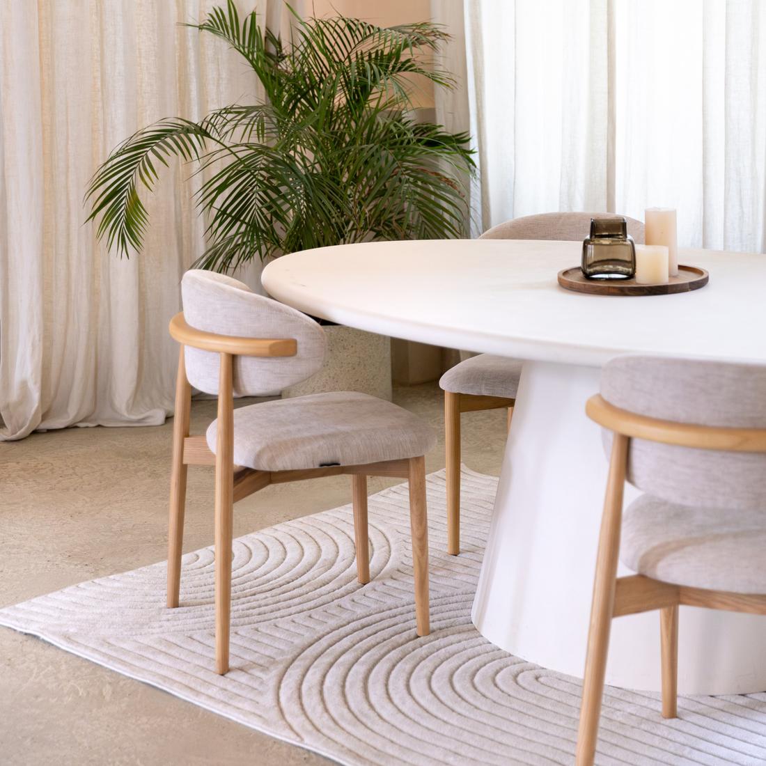 Eettafel KYTHIRA Ovaal 240x120 Microcement Eettafel KYTHIRA Ovaal 240x120 Microcement