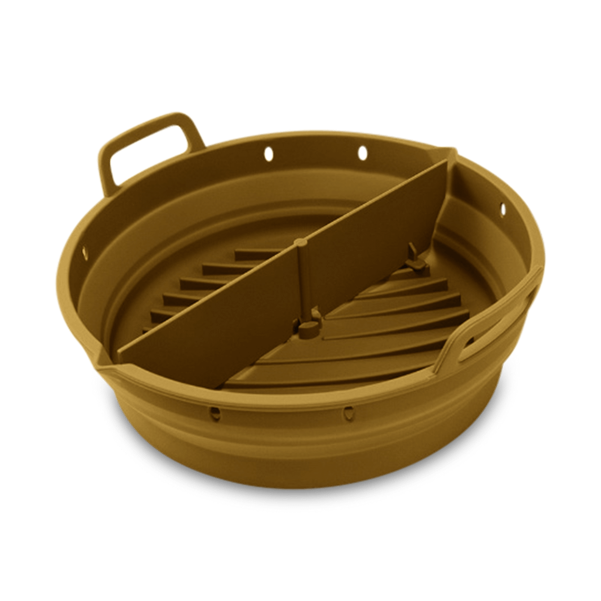 Silicone Bakvorm Airfryer AIRY Rond Oker