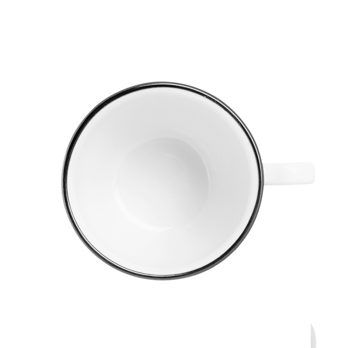 Mok SEPS 22cl Wit/Rand Zwart