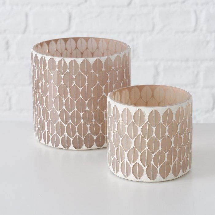 Windlicht LEPIDA Glas Wit M Windlicht LEPIDA Glas Wit M