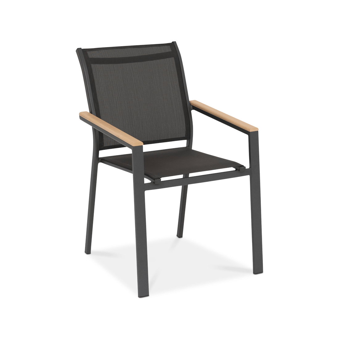 Armstoel DURELLA Grafiet/Acacia Armstoel DURELLA Grafiet/Acacia